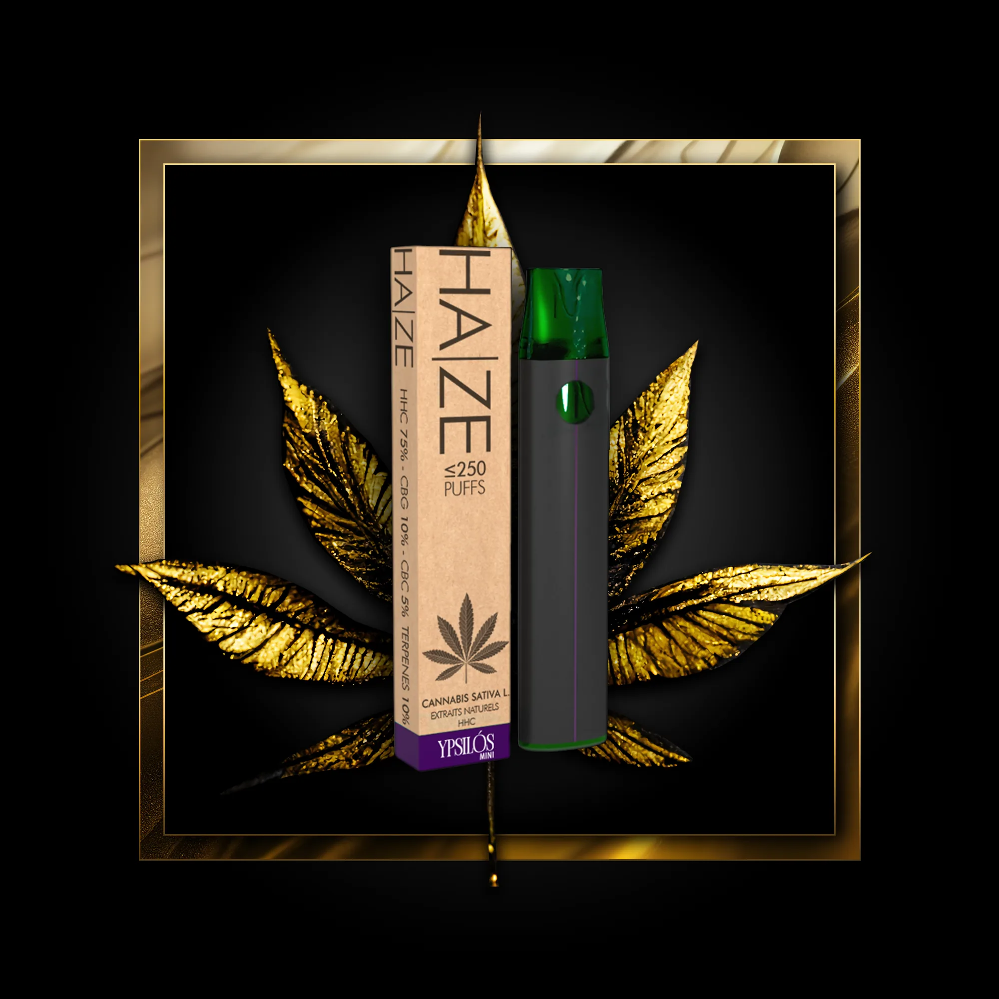 Haze (jednorázové) 250 šluků - 0,50 ml. HHC