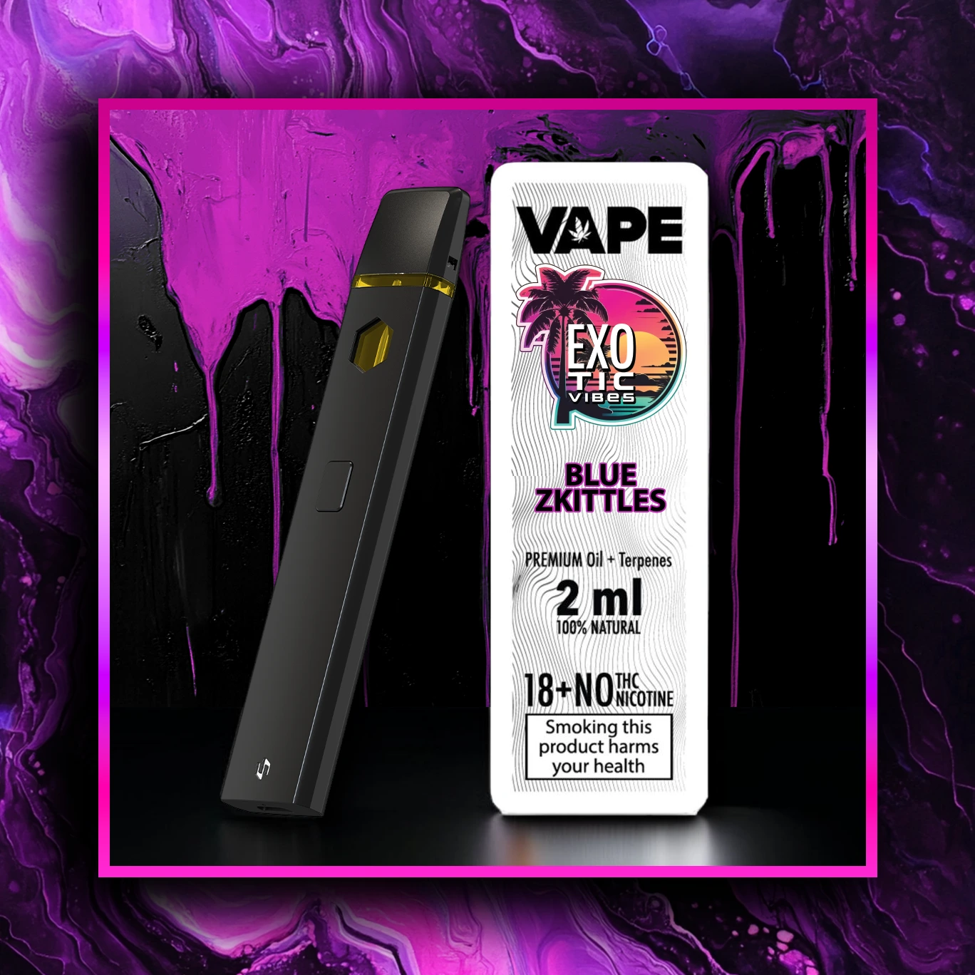 Blue Zkittles HHC Prémiový Vape - 2.00 ml. HHC