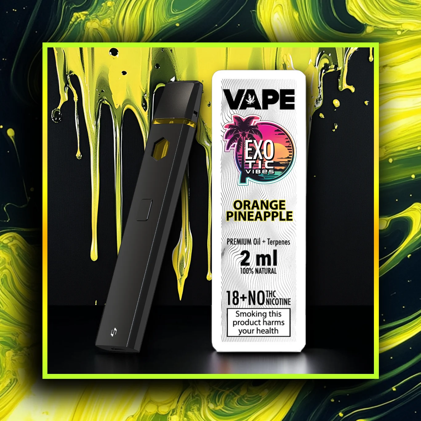 Orange Pineapple CB9 Prémiový Vape - 2.00 ml. CB9