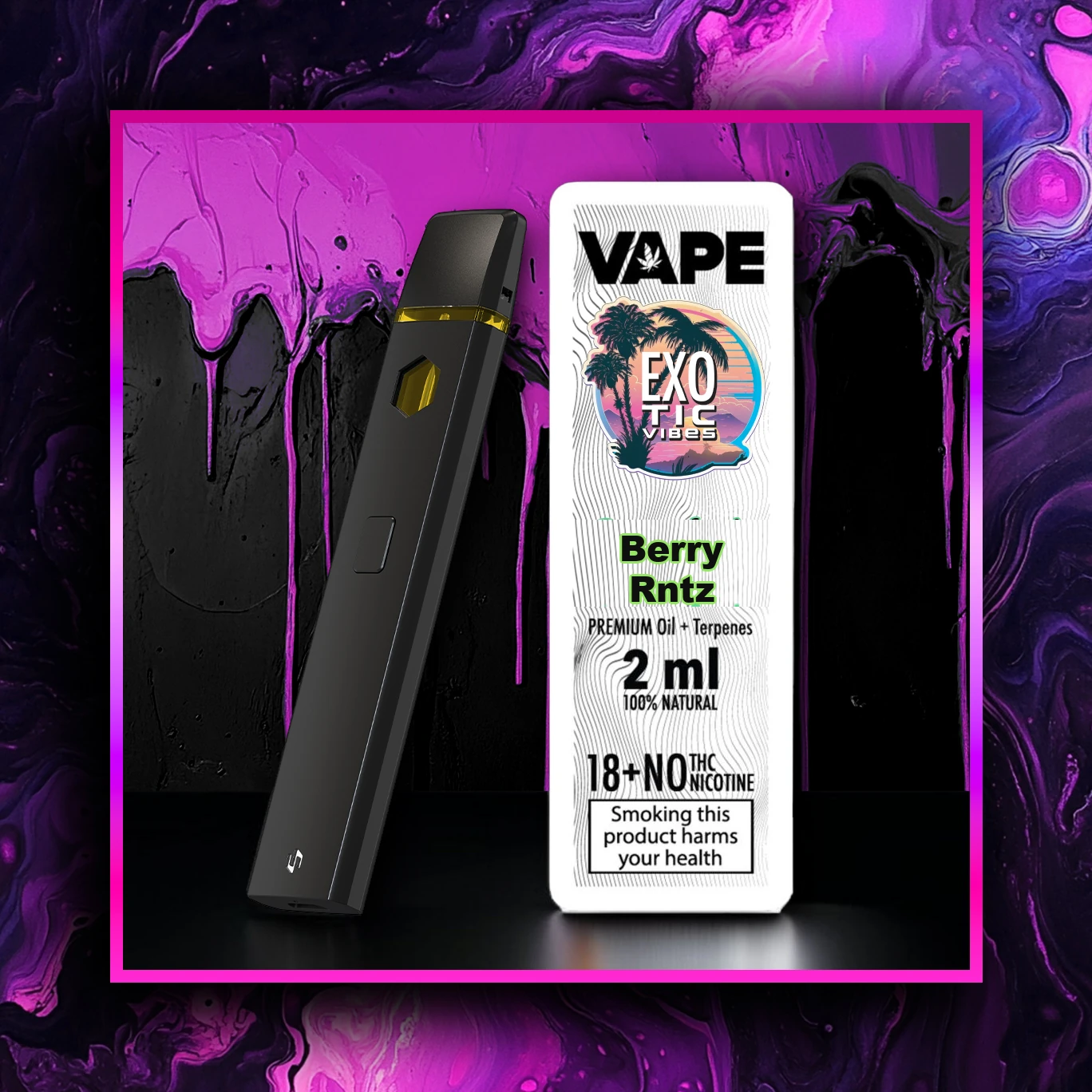 Berry Runtz HCT Prémiový Vape - 2.00 ml. HCT