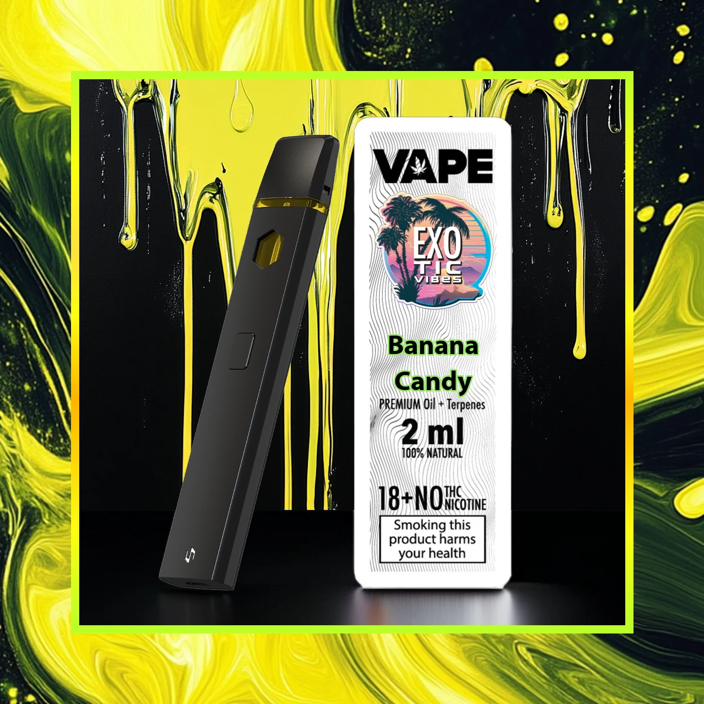Banana Candy HCT Prémiový Vape - 2.00 ml. HCT